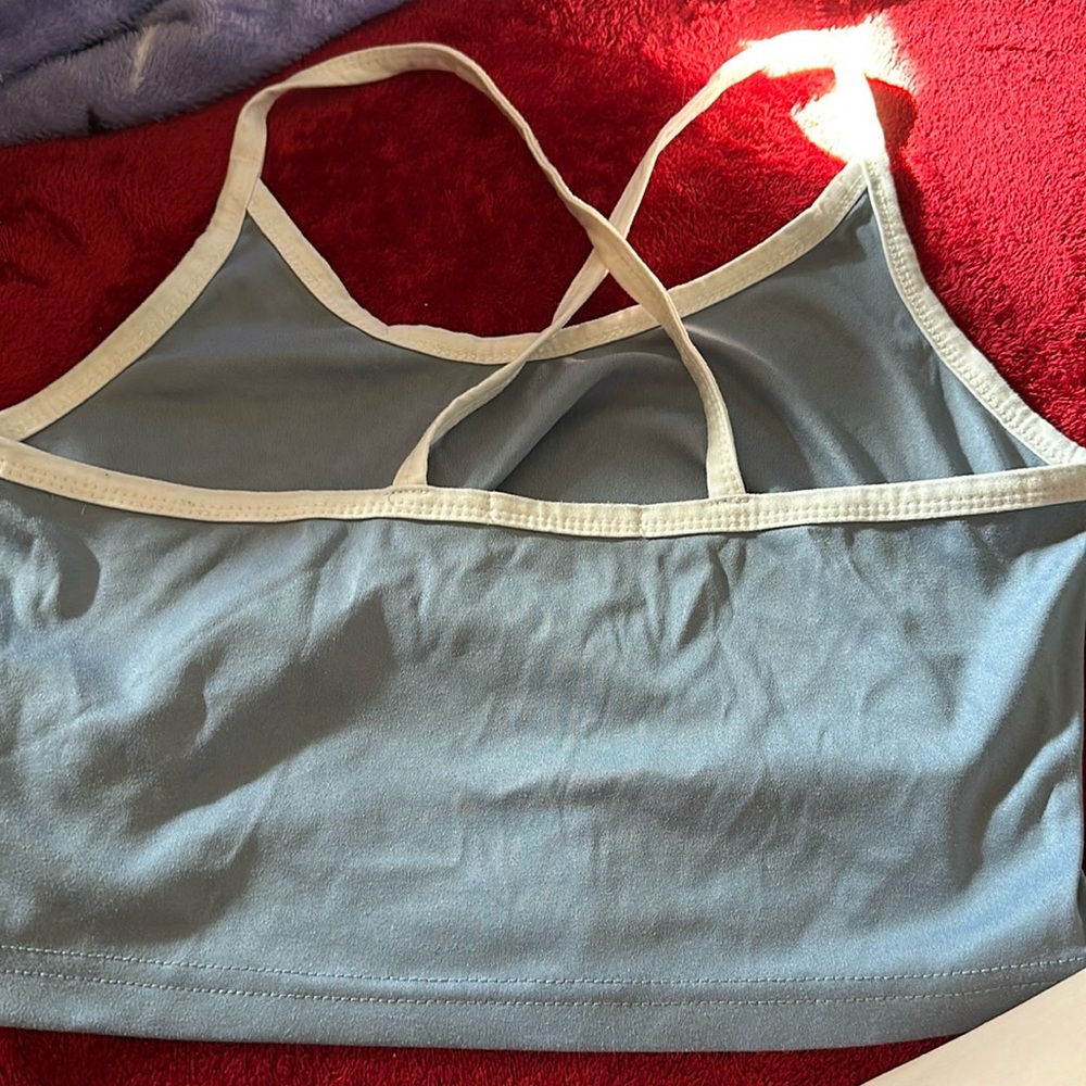 chris cross back tank top